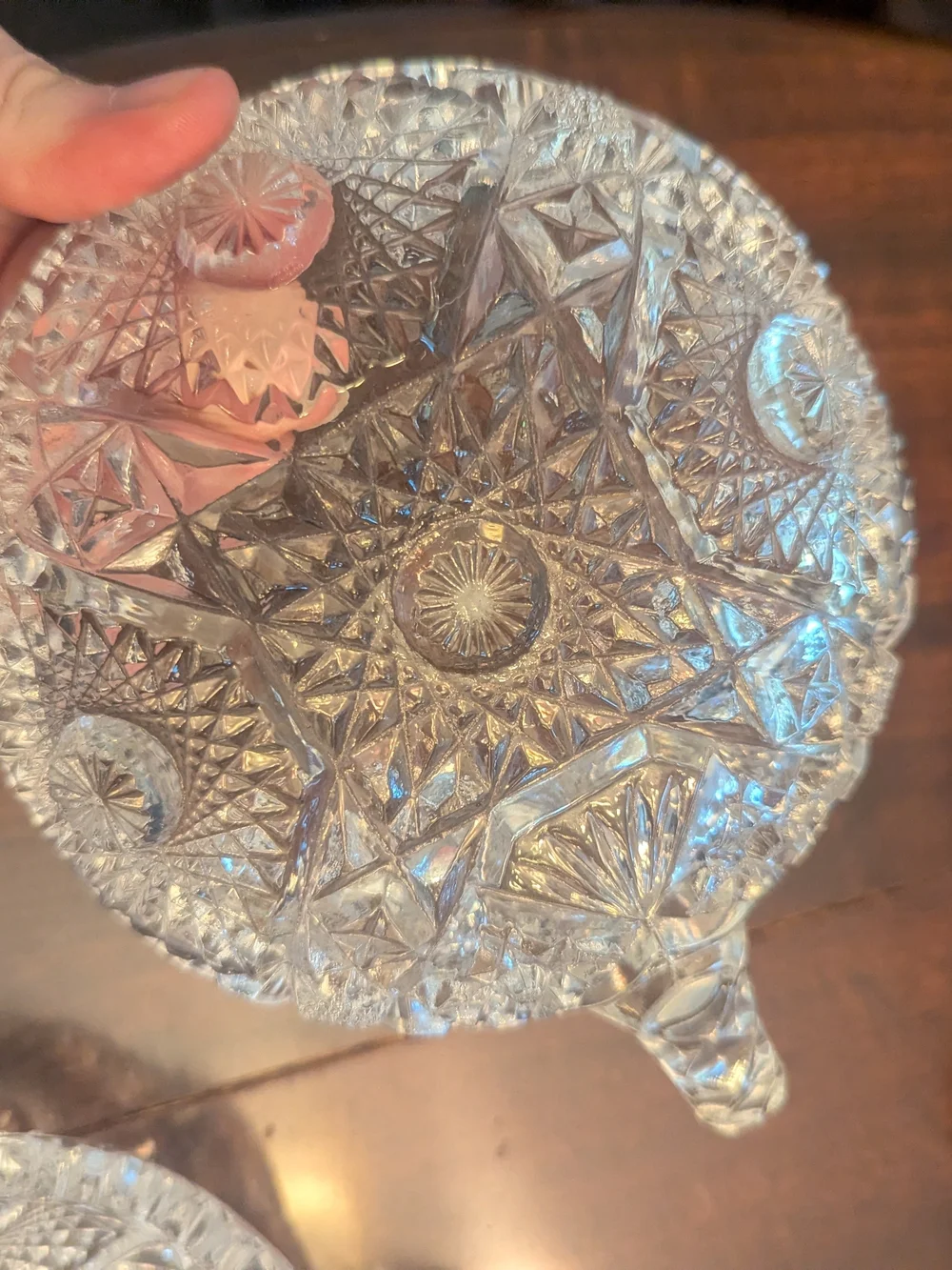 American brilliant clear pressed